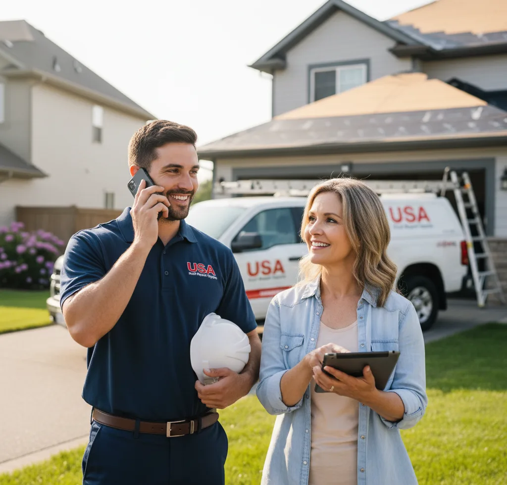 USA Roof Repair Experts customer support in New London